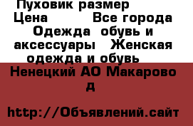 Пуховик размер 42-44 › Цена ­ 750 - Все города Одежда, обувь и аксессуары » Женская одежда и обувь   . Ненецкий АО,Макарово д.